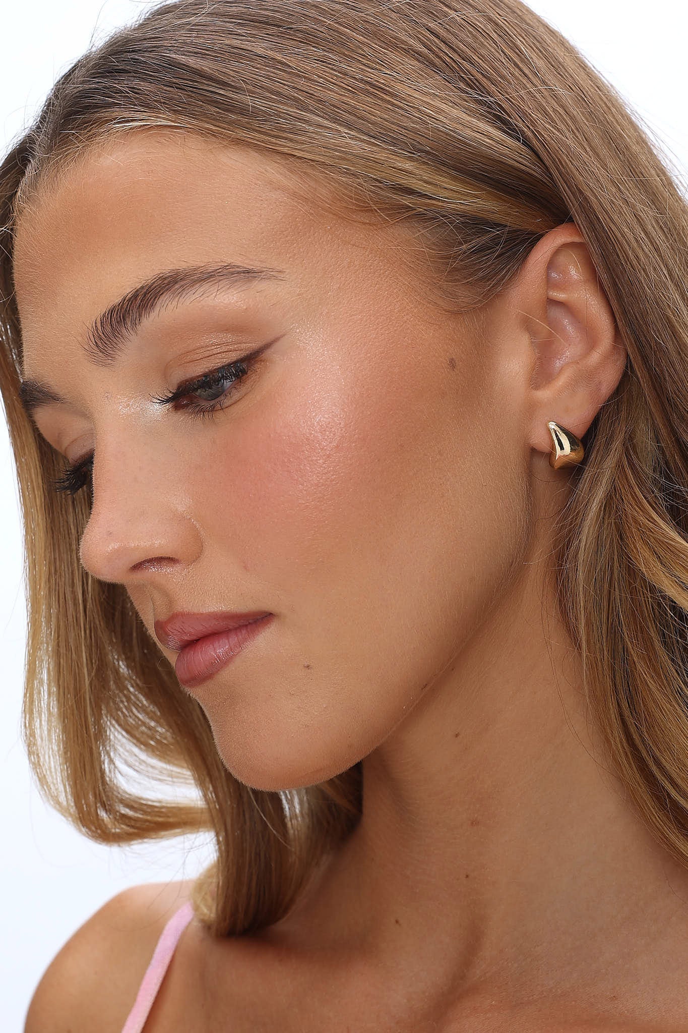 Renee Droplet Earrings Gold