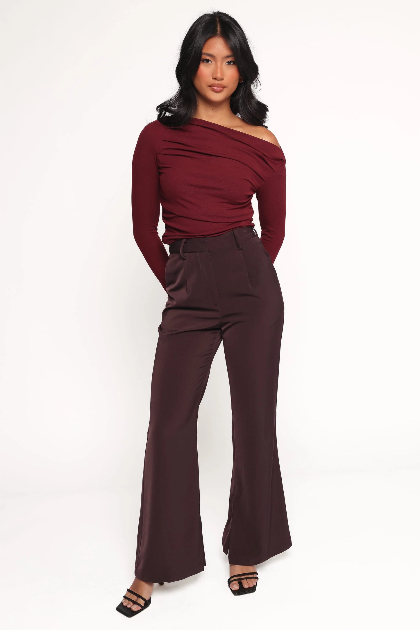 Cer Knit Top - Cherry Chocolate