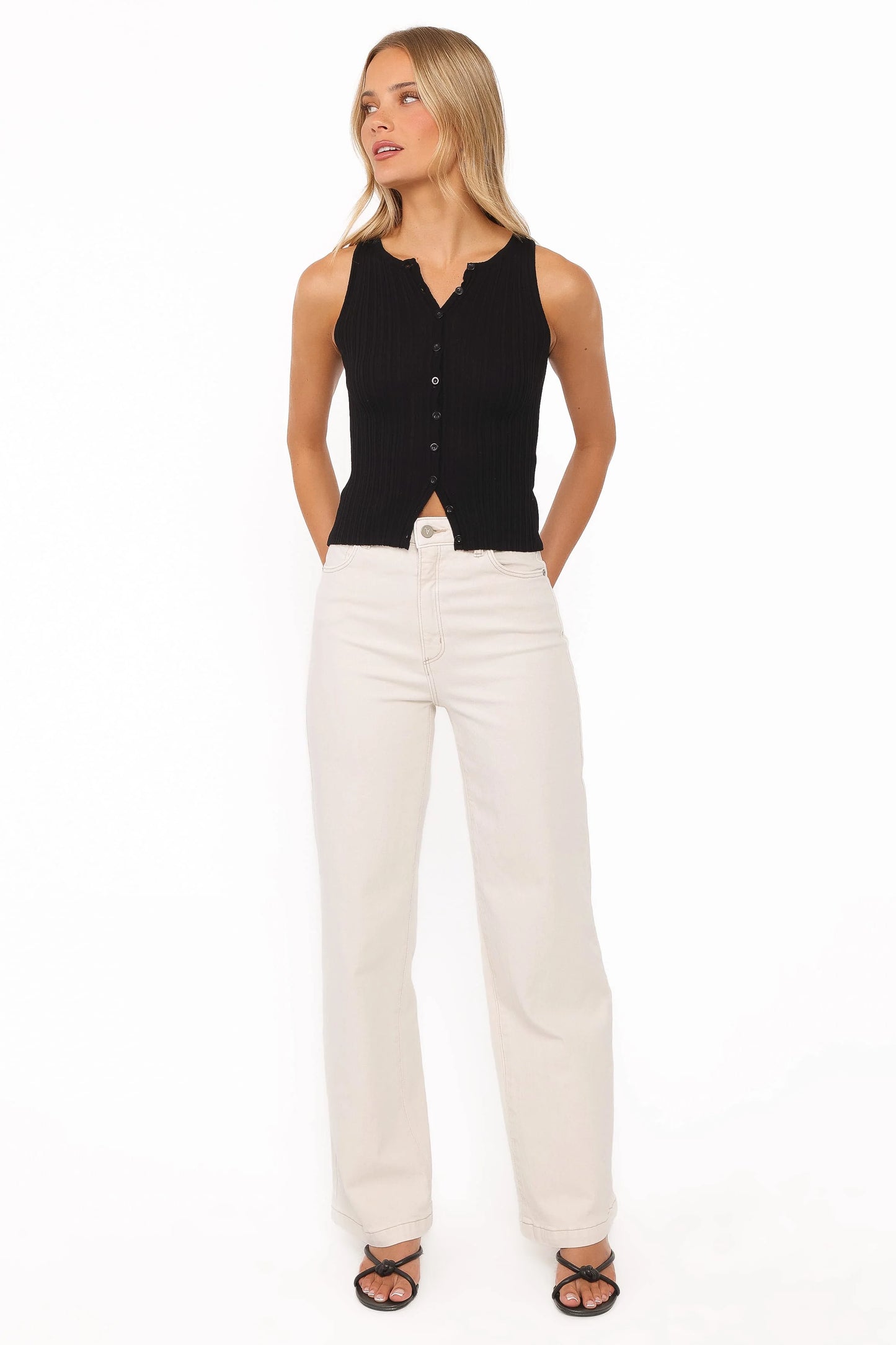 Abrand 94 Wide Leg Jeans - Vanilla