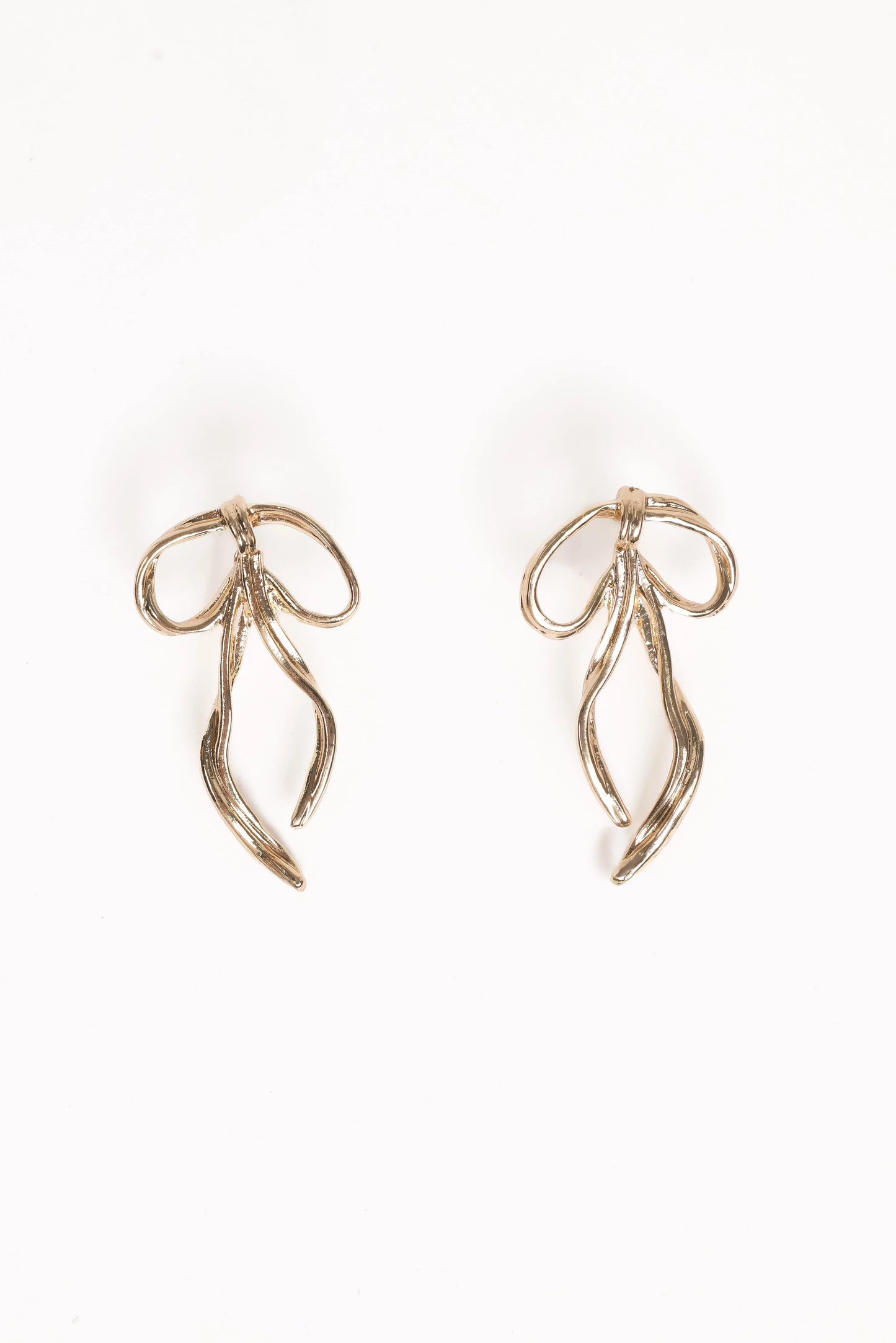 Avery Bow Earrings - Gold