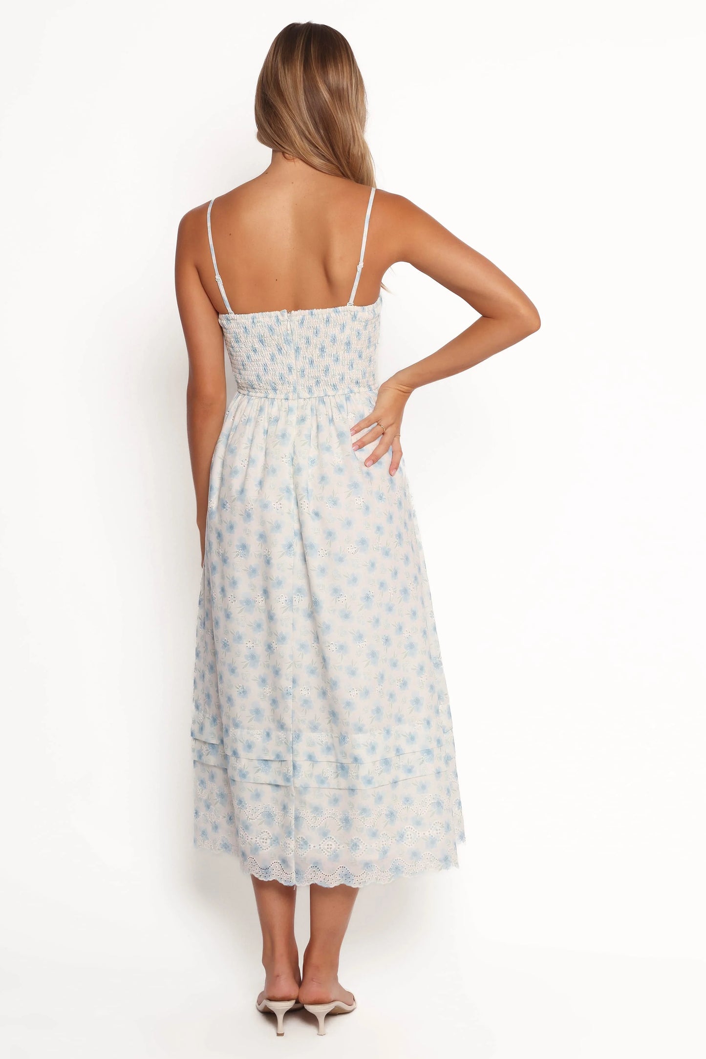 Lisette Midi Dress - Blue