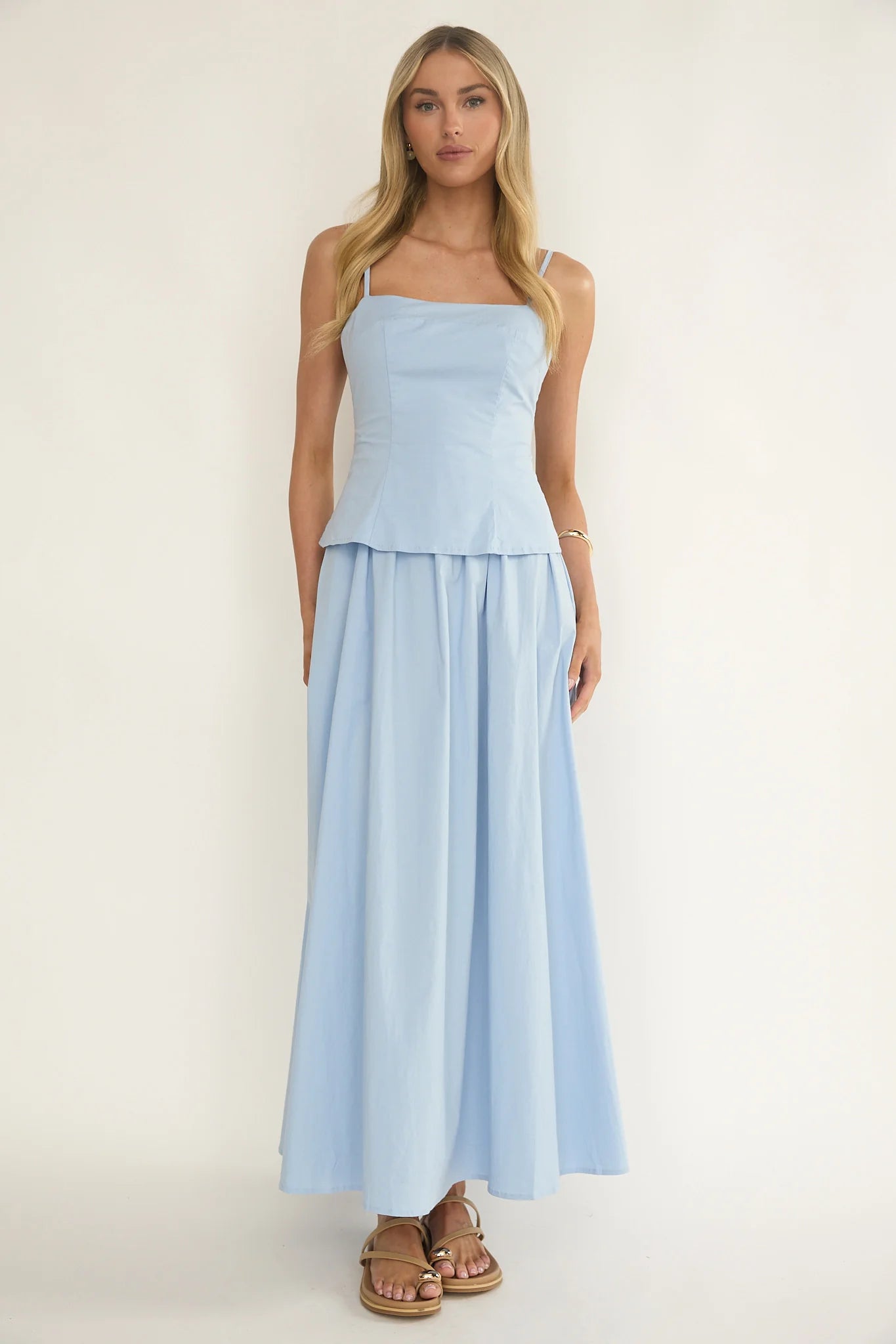 Antonita Cami Strap Maxi Dress Blue