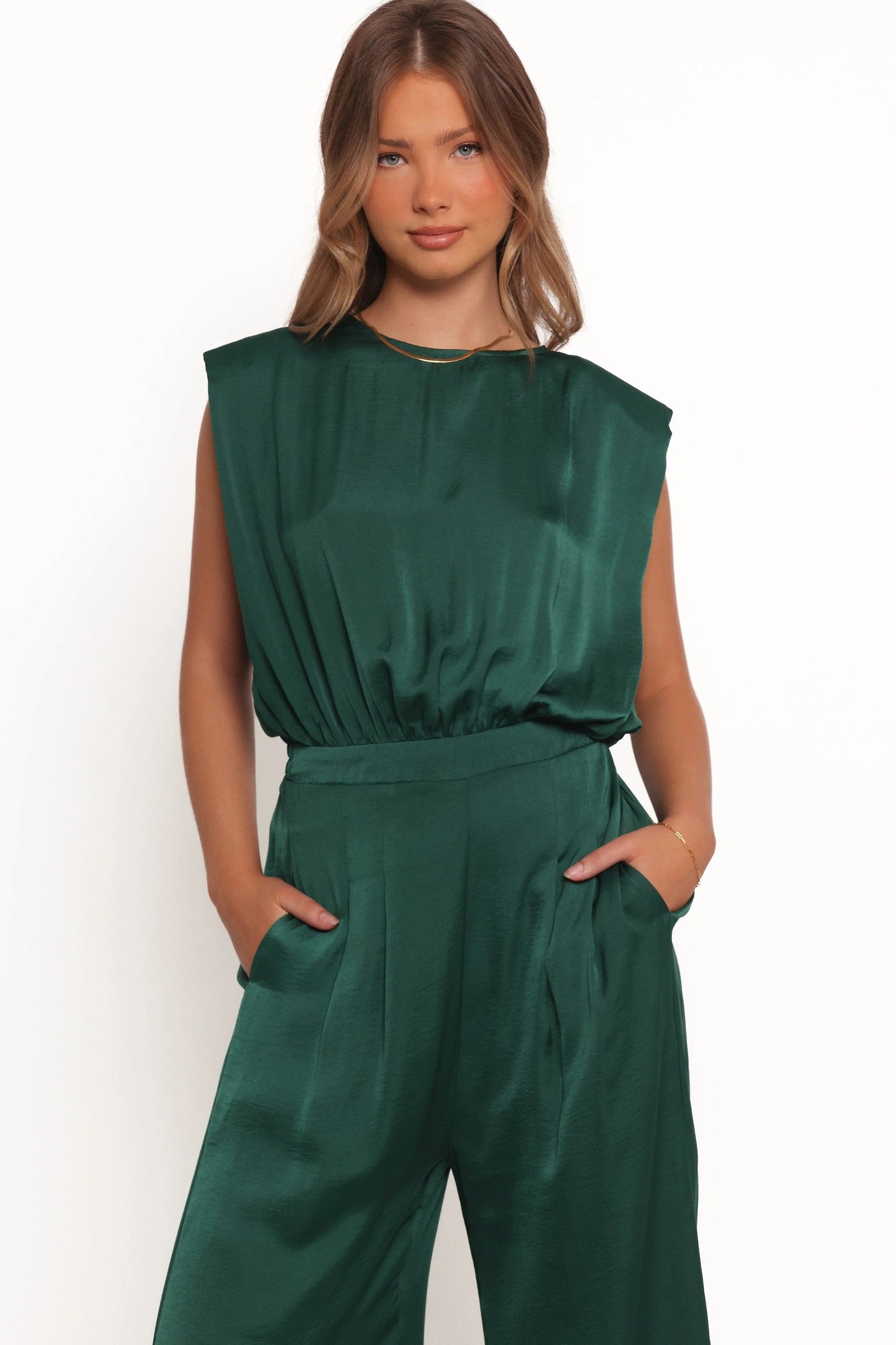 Rema Jumpsuit - Dark Green